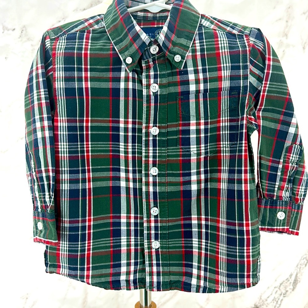 J Khaki dress shirt boys 2t‎